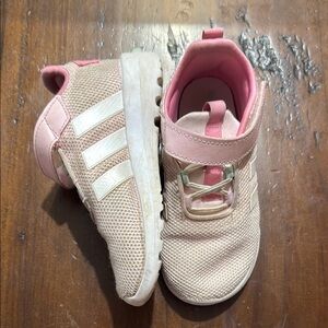 Adidas Pink and White Sneakers for Kids